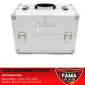 Caja de herramienta plateada