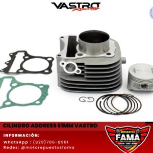 Cilindro Address 61mm Vastro