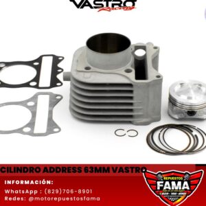 Cilindro Address 63mm Vastro