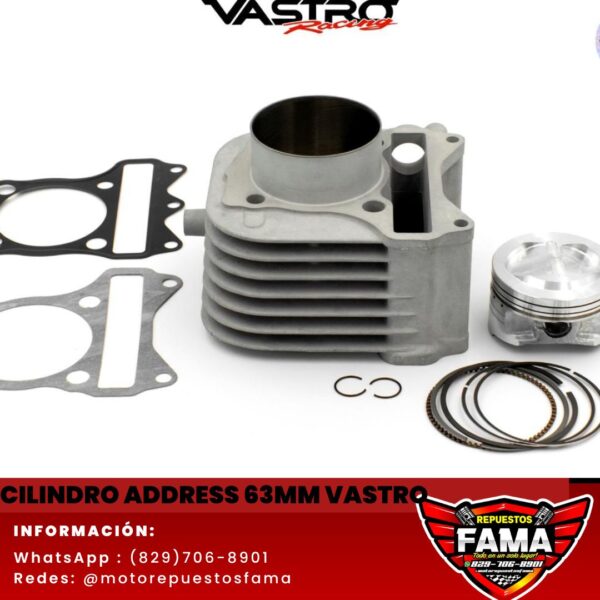 Cilindro Address 63mm Vastro