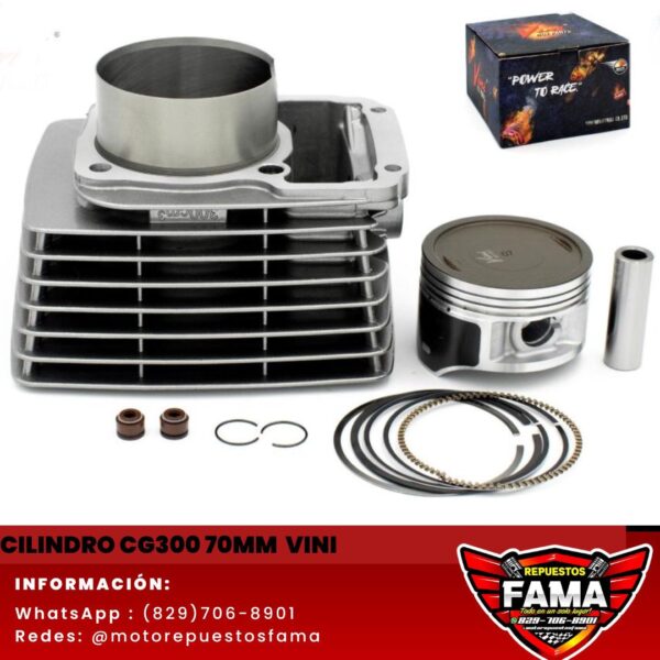 Cilindro CG300 70mm Vini