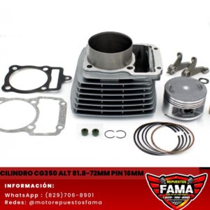 Cilindro CG350 Alt 81.1 72 mm Pin 16mm