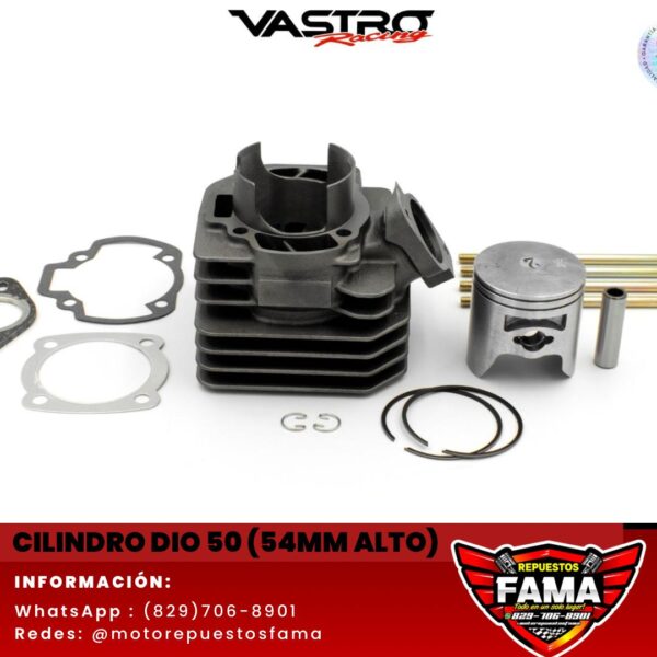 Cilindro Dio 50 54mm Alto