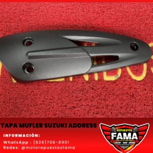 Tapa de mufler Suzuki addres