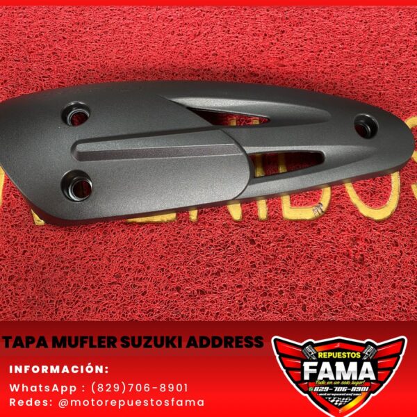 Tapa de mufler Suzuki addres