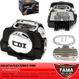 Culata flex125cc Vini