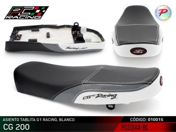 Asiento Tablita G1 Racing - CG 250 - Image 7