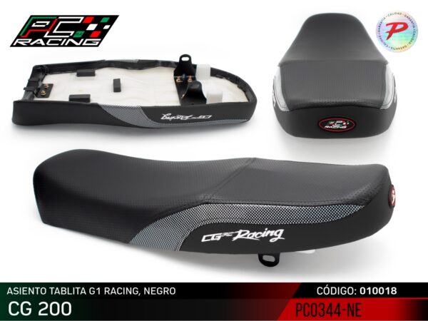 Asiento Tablita G1 Racing - CG 250 - Image 6
