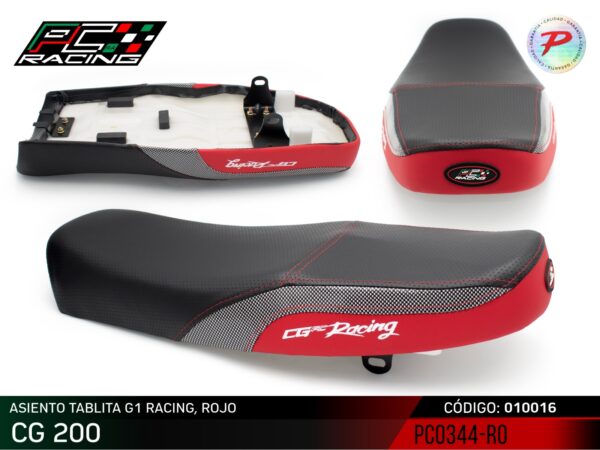 Asiento Tablita G1 Racing - CG 250 - Image 9
