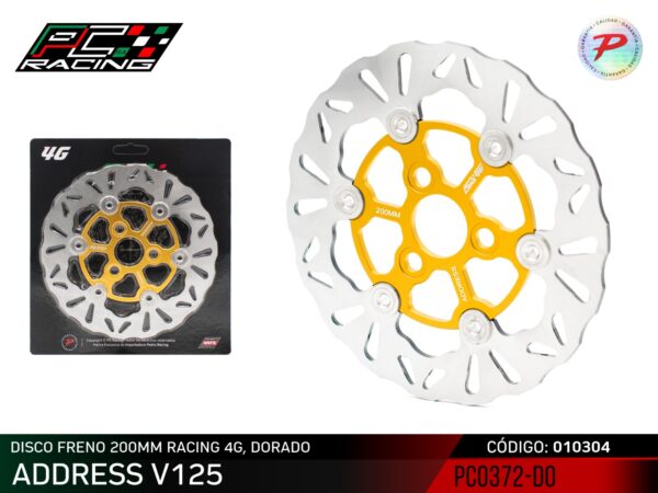 Disco Freno 200mm Racing 4G