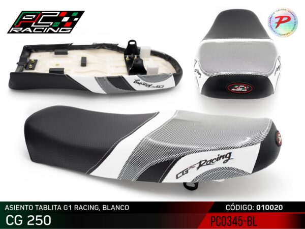 Asiento Tablita G1 Racing - CG 250 - Image 4
